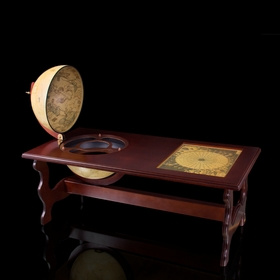 Журнальный столик с глобус-баром, d 40 см, 120 × 60 × 75 см от Сима-ленд