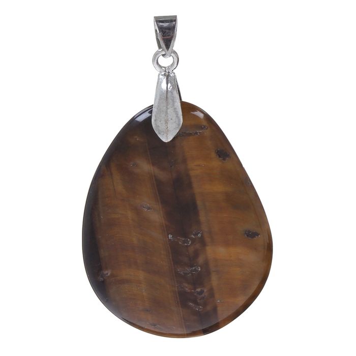 Подвеска капля "Тигровый глаз"