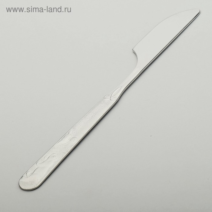 Нож детский столовый «Колобок», h=17 см, толщина 1,5 мм, цвет серебряный нож детский столовый непоседа h 17 5 см толщина 2 мм цвет серебряный