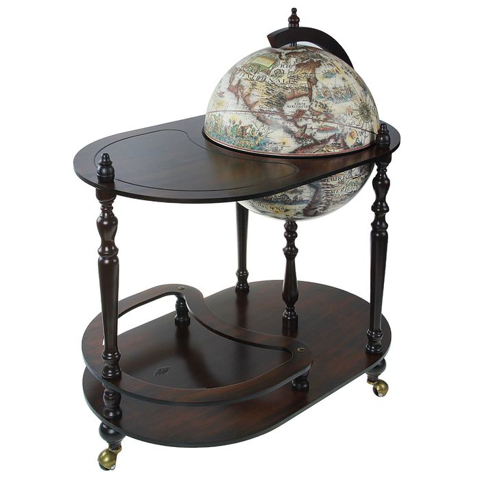 Столик глобус с баром Столик глобус с баром