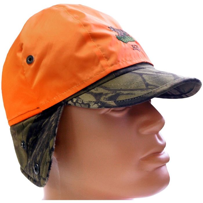Бейсболка демисезонная сигнальная, камуфляж «Лес», размер 59-60