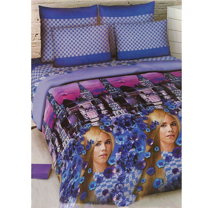 Постельное бельё дуэт "Василиса: нью", 215х145см - 2 шт, 220х240см, 70х70 - 2 шт