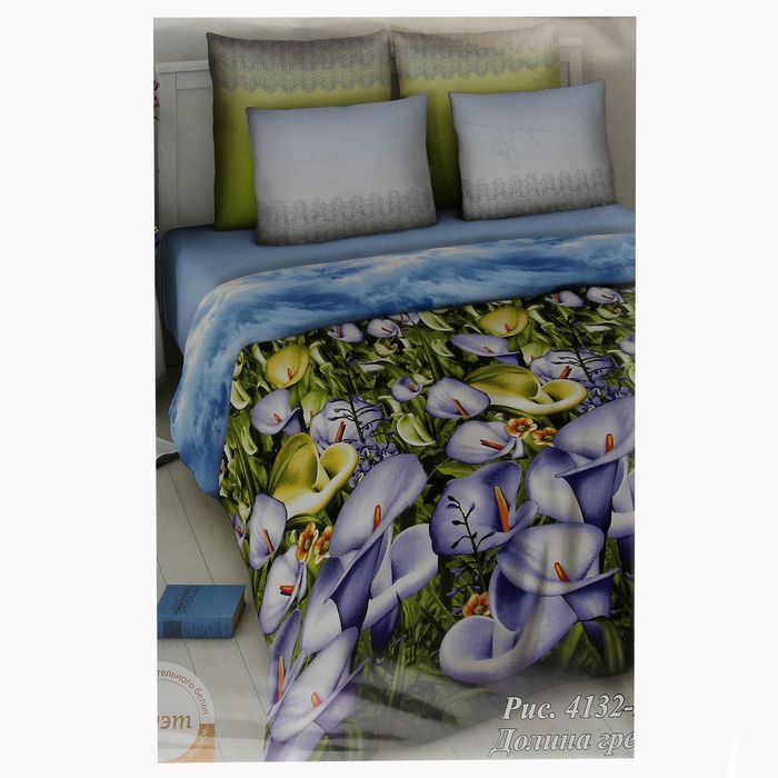 Постельное бельё дуэт Василиса «Долина грёз», 215х145см - 2 шт, 220х240см, 70х70 - 2 шт
