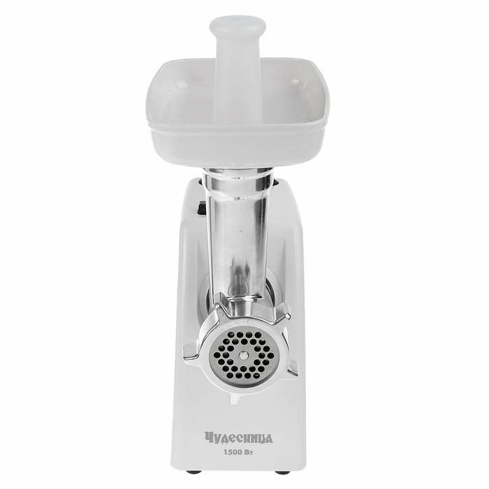 Мясорубка электрическая "Чудесница Экстра" Р3, 35 кг/час, 1500 Вт, с реверсом, белая