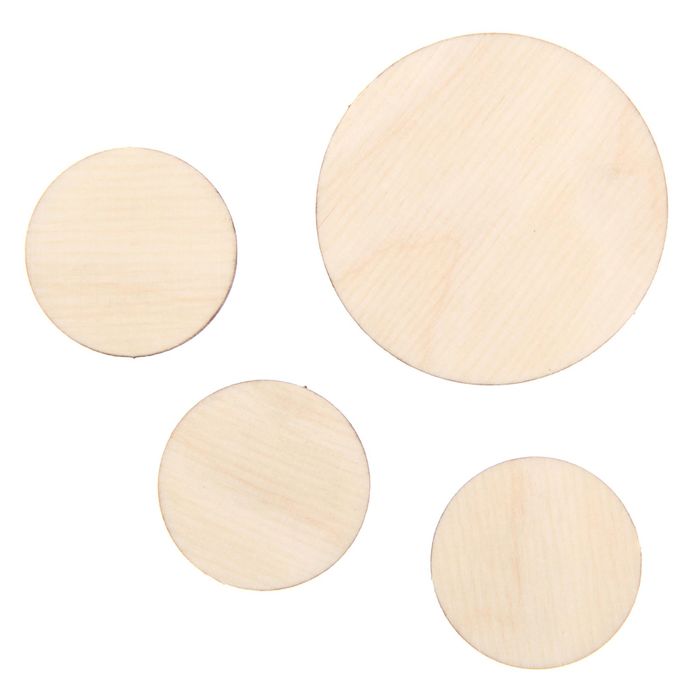 Фишки деревянные в наборе «Новогодняя ёлка»,