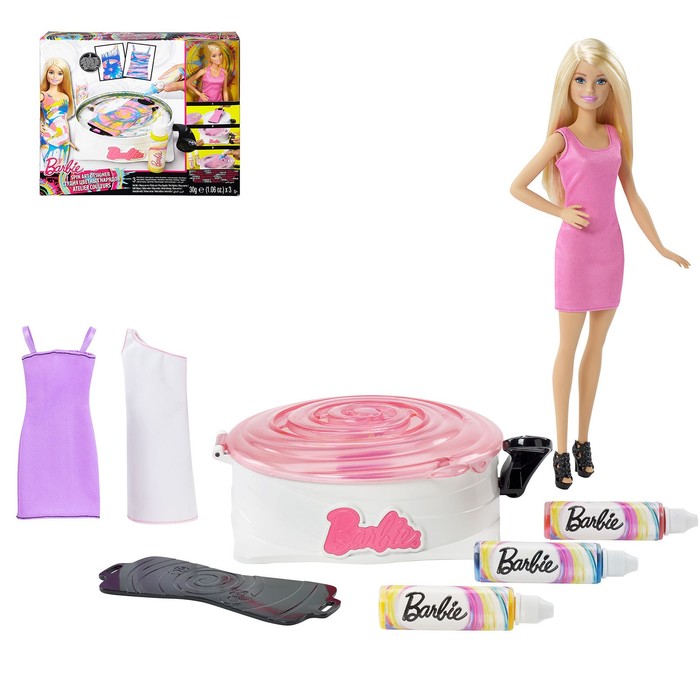 Кукла с набором для создания цветных нарядов