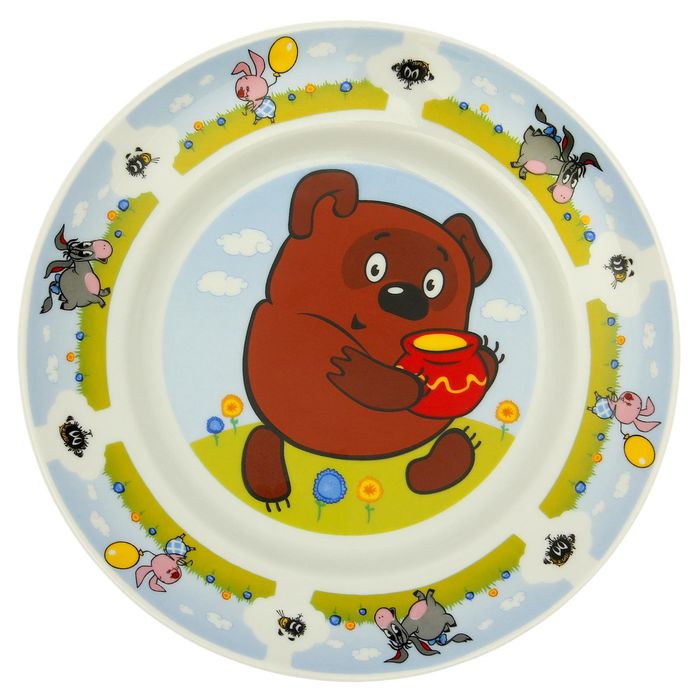 Тарелка мелкая 20 см "Винни Пух"