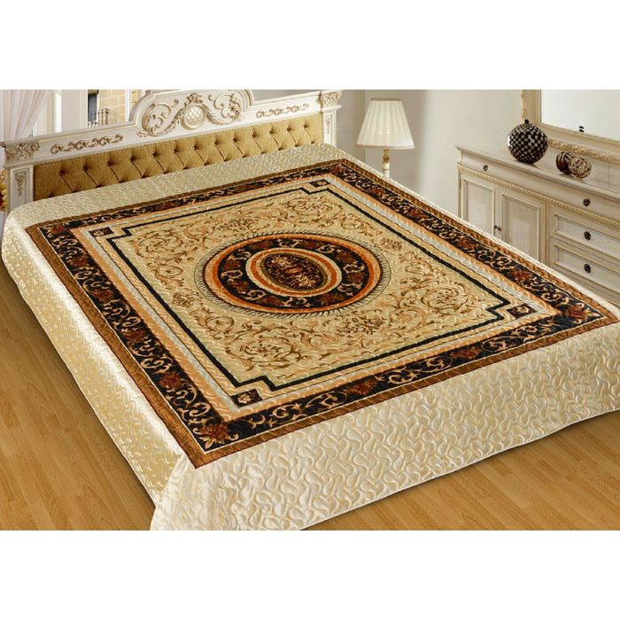 Покрывало 3D Marianna евро Прада 200х220 см, искус.шелк, пэ100%