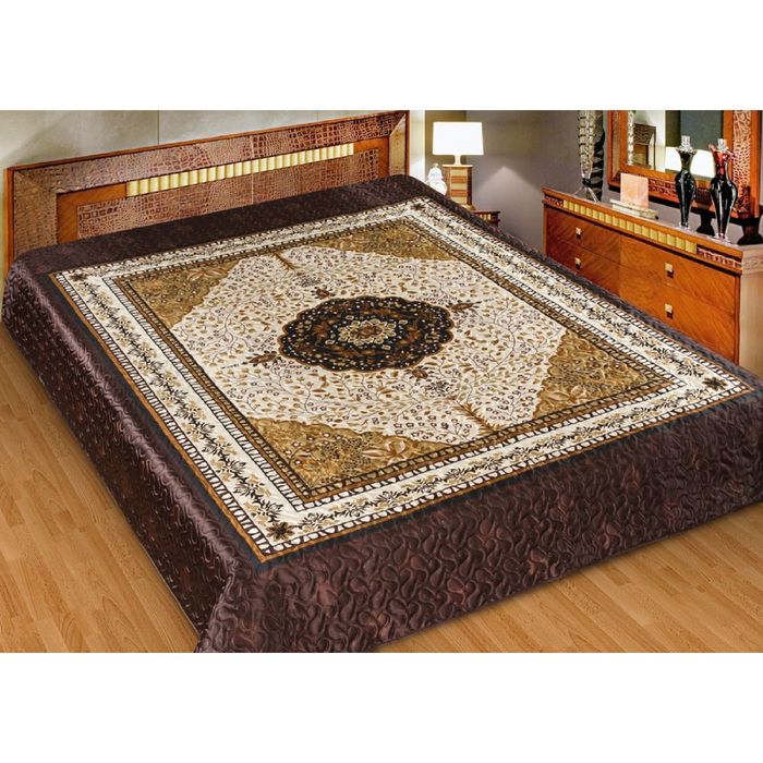 Покрывало 3D Marianna евро Ричи 200х220 см, искус.шелк, пэ100%