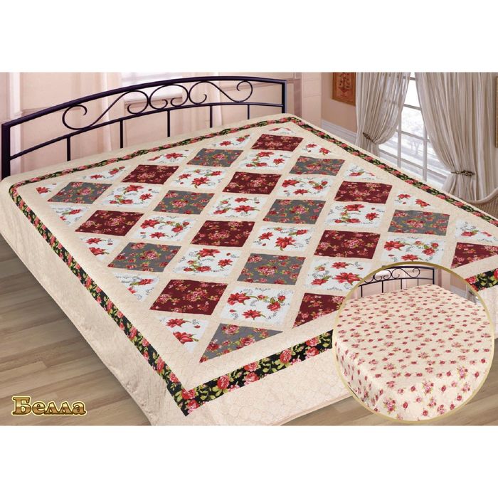 Покрывало шелк Marianna ИМА ГОЛД Белла 200х220 см, микрофибра пэ100%