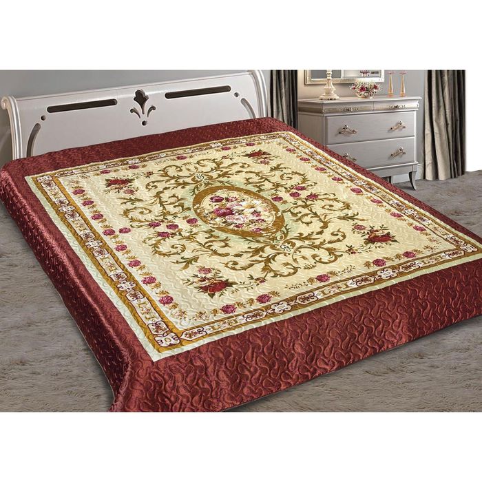 Покрывало 3D Marianna евро Орион 200х220 см, искус.шелк, пэ100%