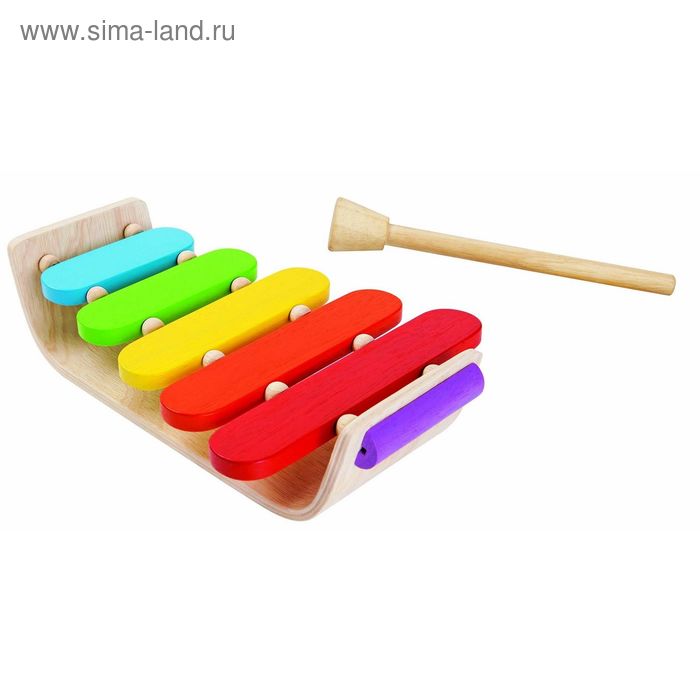 Игрушка музыкальная «Ксилофон», овальный игрушка музыкальная ксилофон hape китёнок