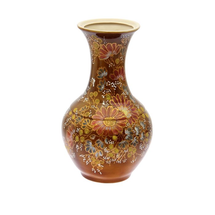 Ваза напольная "Аурелия" большая, цветы