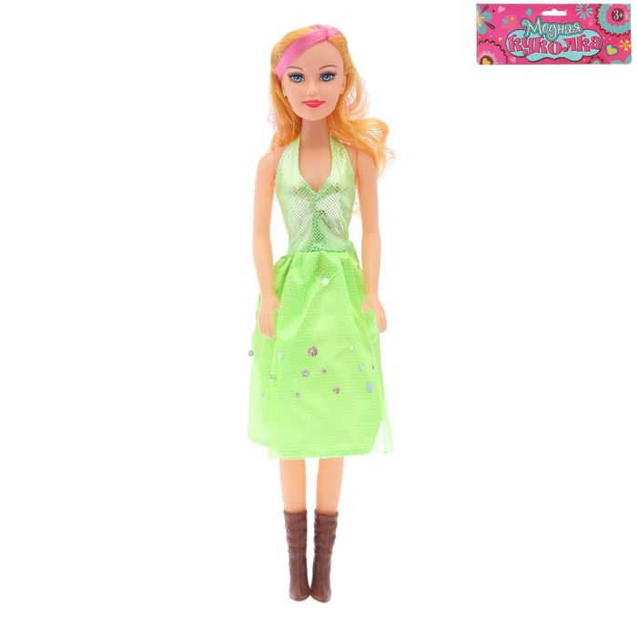 Кукла "Марина" в платье, звуковые эффекты, МИКС