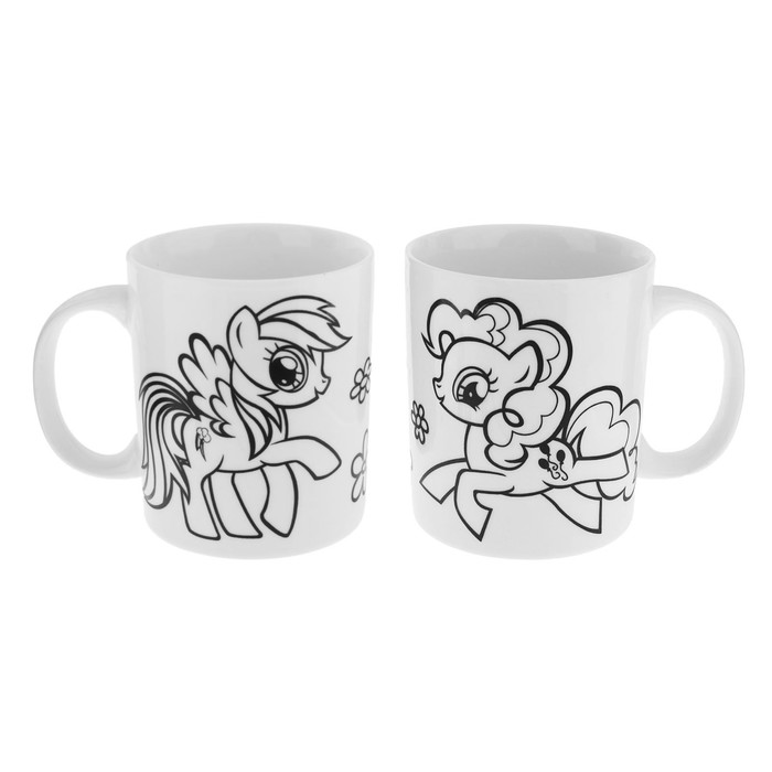 Кружка керамическая для росписи My little Pony