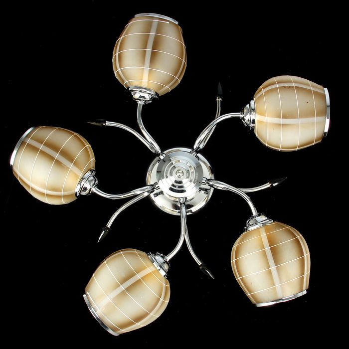 Люстра "Овенте", 5 ламп, МИКС