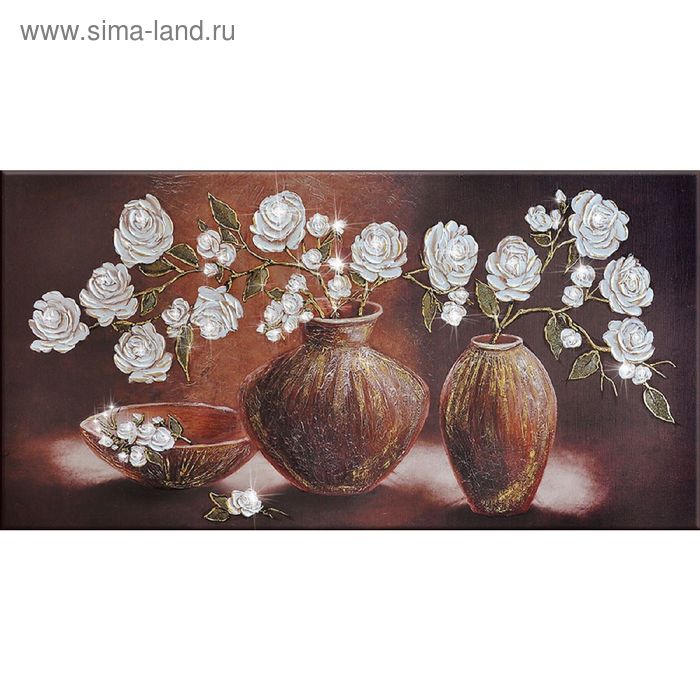 Картина на оргстекле со стразами 