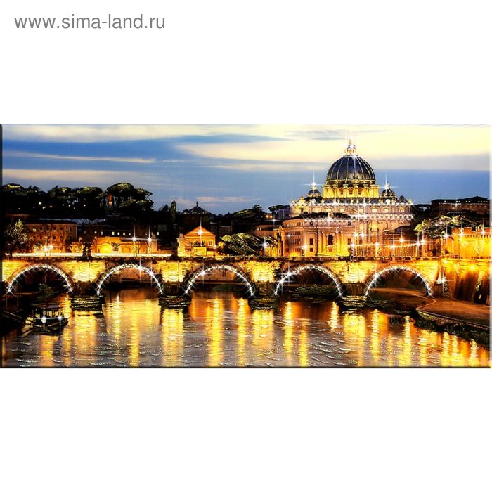 Картина на оргстекле со стразами 