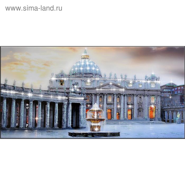 Картина на оргстекле со стразами 