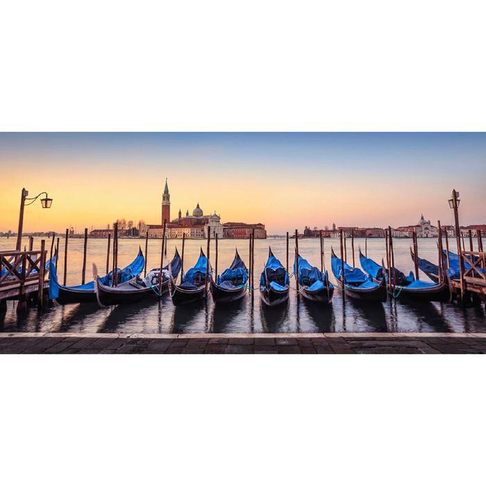 Картина на оргстекле со стразами "Залив Сан-Марко" 150*65 см