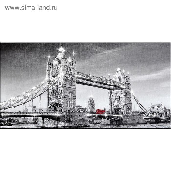 Картина на оргстекле со стразами 