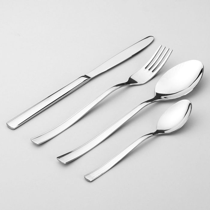 Набор 4-х предметный столовый "Торжество" в декоративной коробке, толщина 2 мм