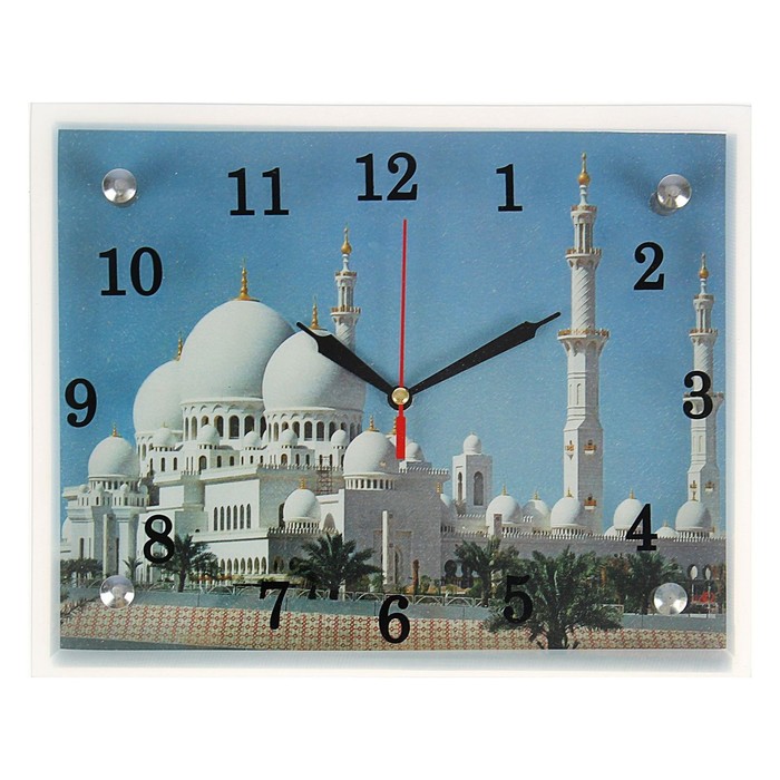 часы настенные серия город ласточкино гнездо 30х40 см Часы настенные, серия: Город, Мусульманские, 20х25 см