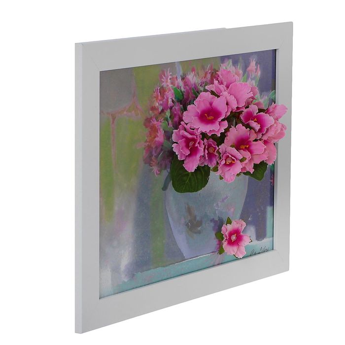 Картина-гербарий "Нежно-розовый букет"