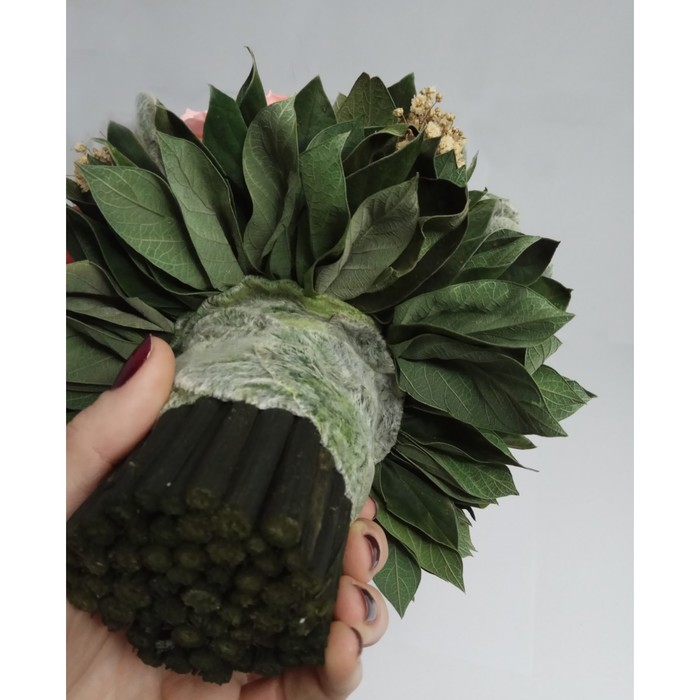 Декоративная композиция "Вельвет", чистец, 18 х 18 х 18.5 см, желтый