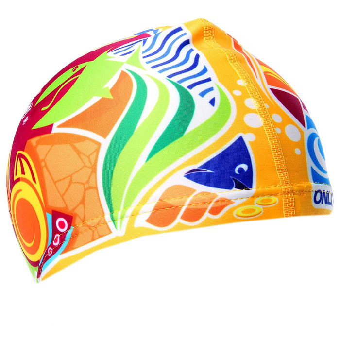 Шапочка для плавания "Подводный мир", детская, текстиль