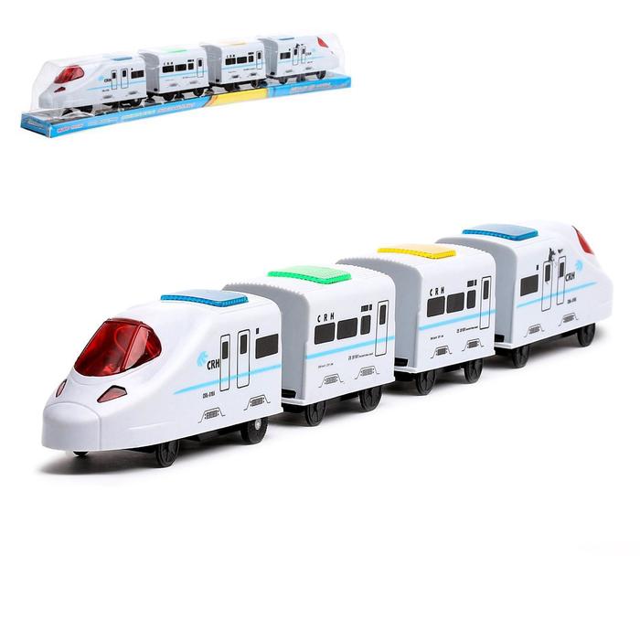 Поезд "Скорость", работает от батареек, световые и звуковые эффекты