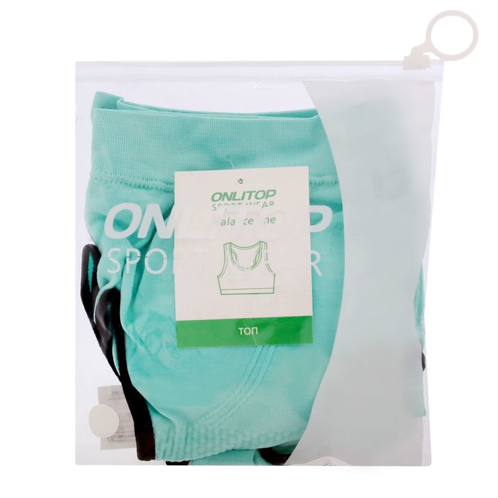 Спортивный топ ONLITOP Balance, размер 46-48, цвет мятный