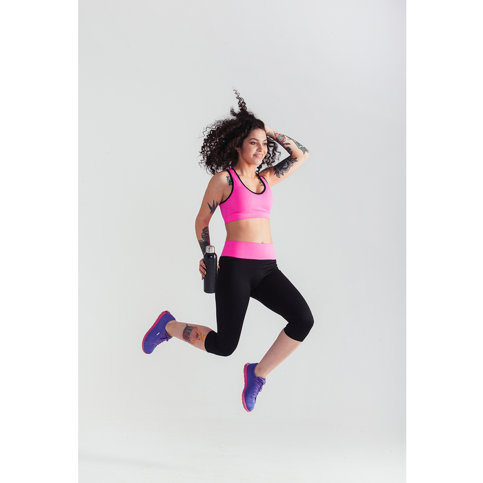 Спортивный топ ONLITOP Balance, размер 46-48, цвет розовый