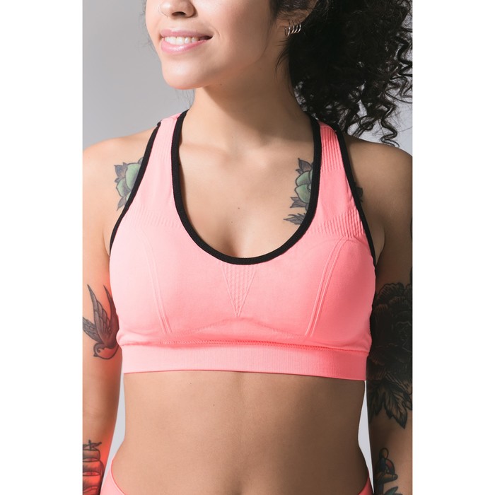 Спортивный топ ONLITOP Balance, размер 42-44, цвет коралловый