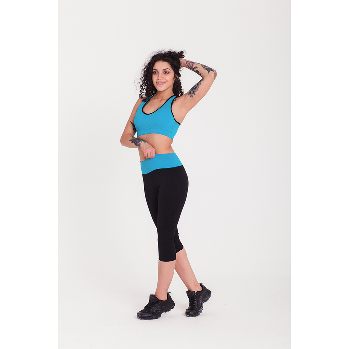 Спортивный топ ONLITOP Balance, размер 46-48, цвет голубой