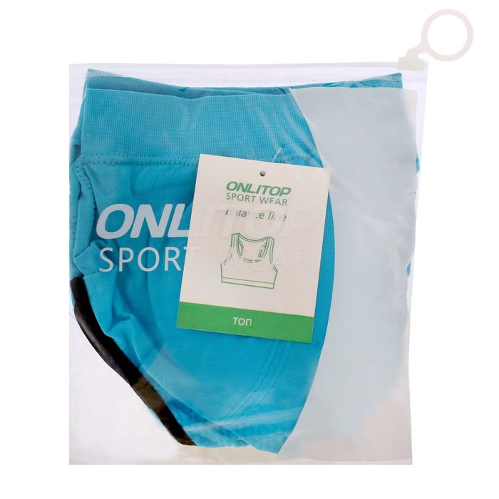 Спортивный топ ONLITOP Balance, размер 46-48, цвет голубой