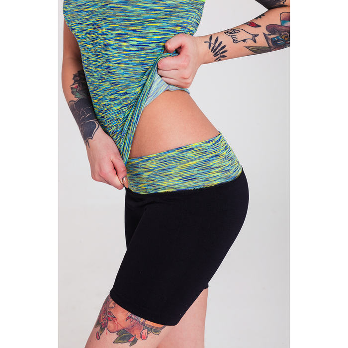 Спортивные шорты ONLITOP Fitness time, размер 46-48, цвет зелёный