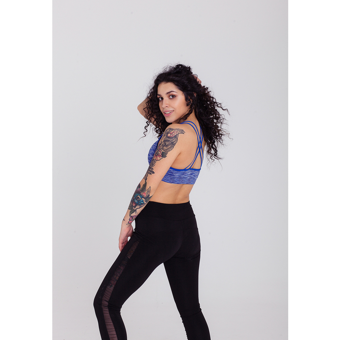 Спортивный топ ONLITOP Fitness time, размер 46-48, цвет синий