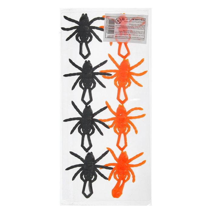 Липучка "Паук", стрелялка, набор 8 шт., цвета МИКС