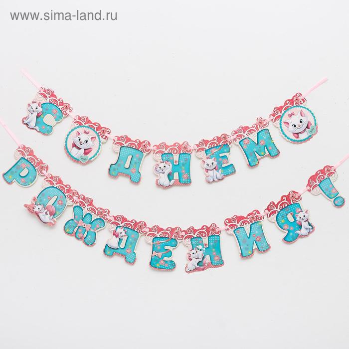 

Гирлянда на ленте "С Днем Рождения!", длина 230 см, Кошечка Мари