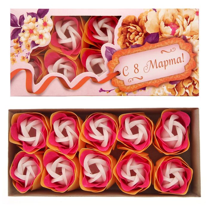 Мыльные лепестки "С 8 марта", 10 шт