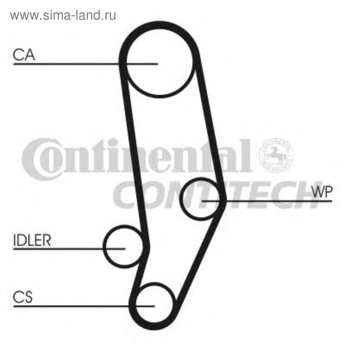 фото Ремень грм contitech ct704