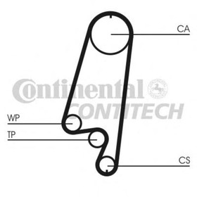 

Ремень ГРМ Contitech CT866