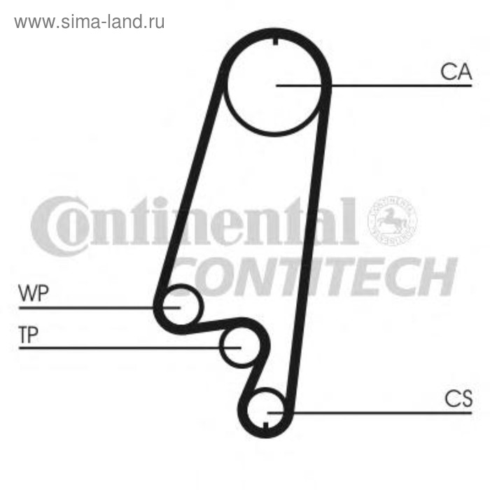 фото Ремень грм contitech ct866