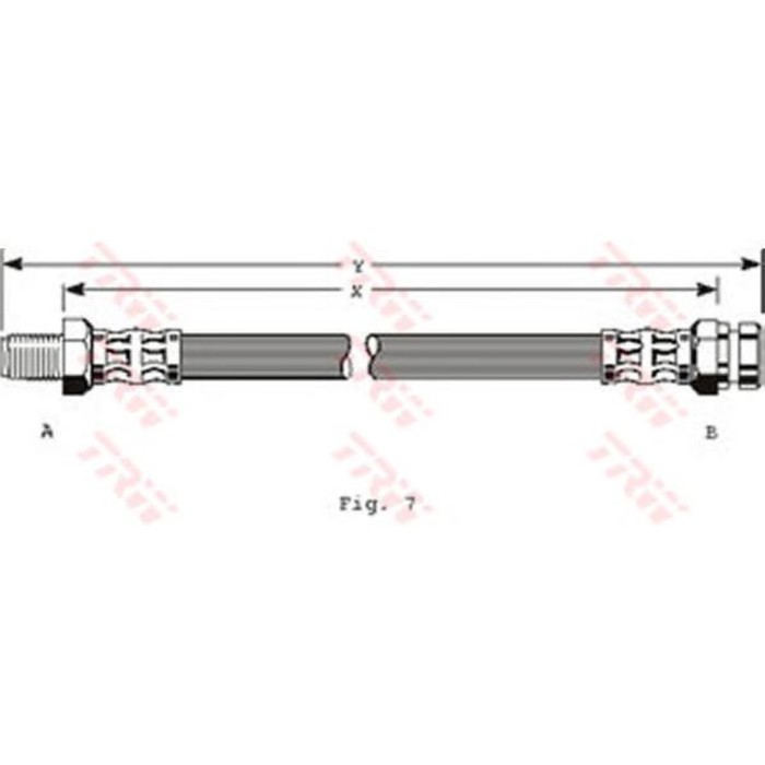 Шланг тормозной TRW PHB142
