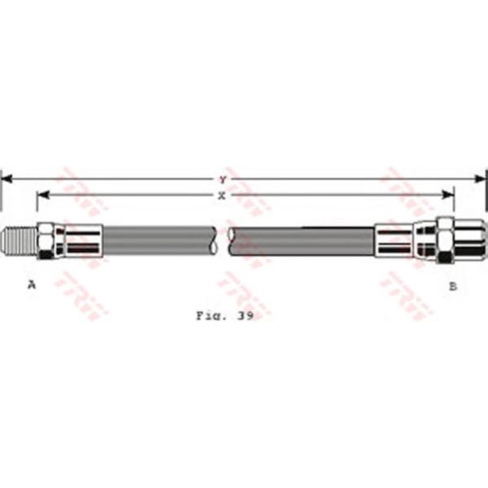 Шланг тормозной TRW PHB138
