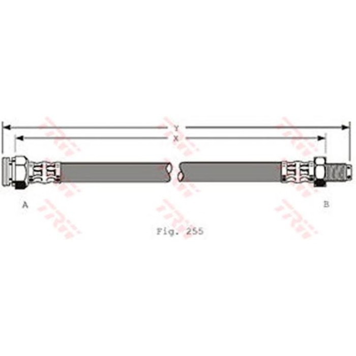 Шланг тормозной TRW PHB376
