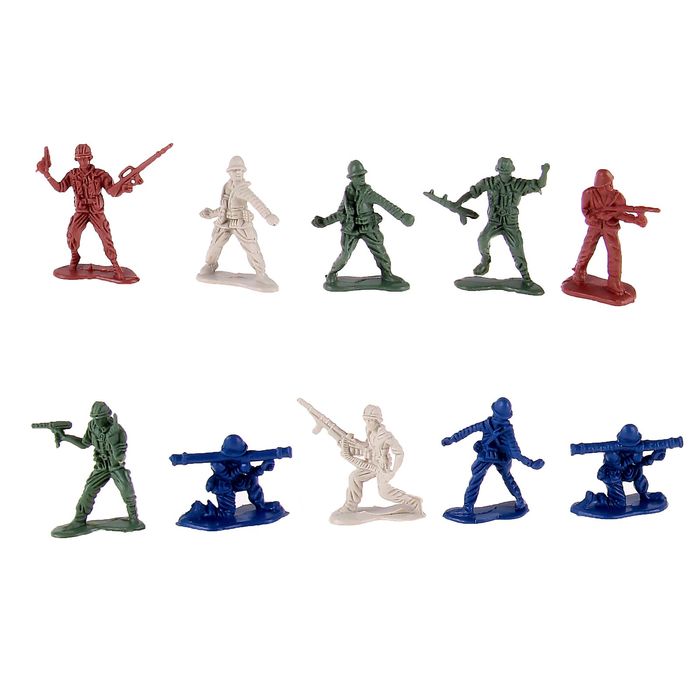 Конструктор из кирпичиков "Военная База", 800 деталей