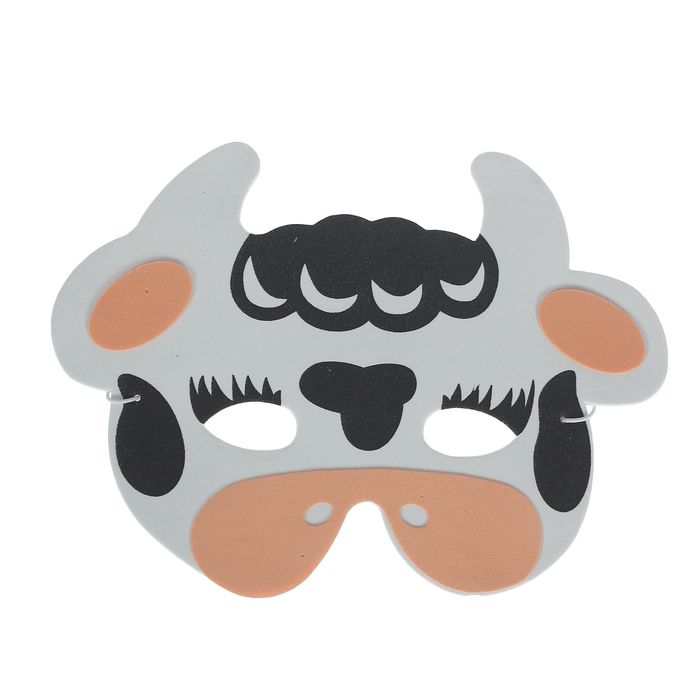 Карнавальная маска "Корова"