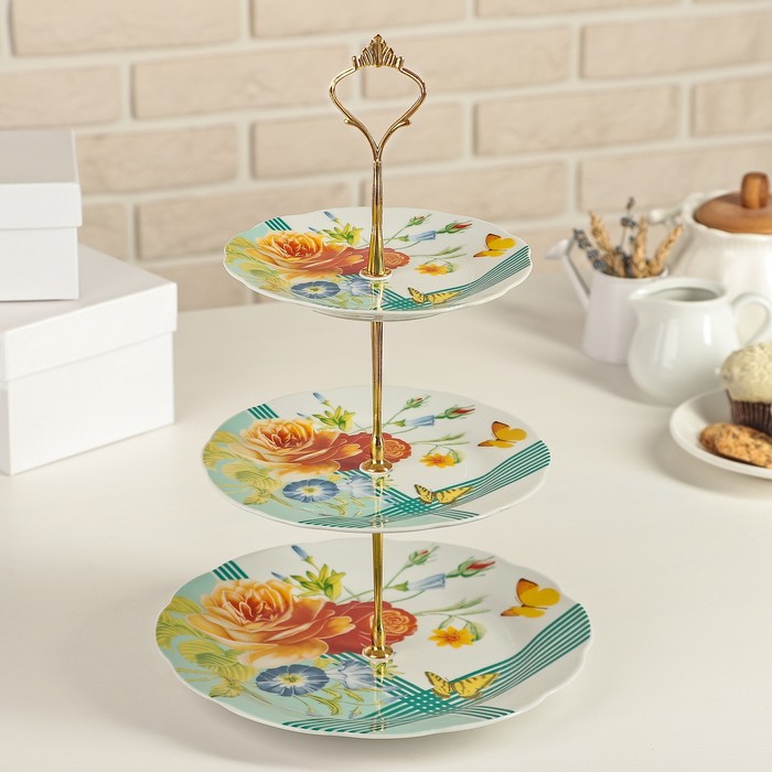 Блюдо 3-ярусное "Мари"